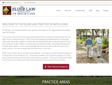 Tablet Screenshot of mitchcashlaw.com